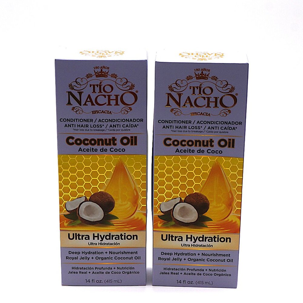 Tio Nacho Coconut Oil Ultra Hydration Conditioner 14oz 2-Pack Royal Jelly NEW